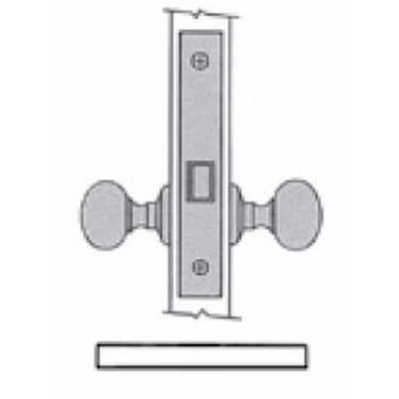 Baldwin Passage Handlesets Satin Black 6110.190.LLS