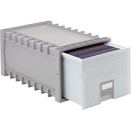 Storex Plastic Archive Storage Box 61101U01C