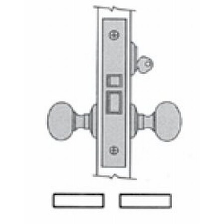 Baldwin Classroom Handlesets Lifetime Brass 6130.003.LR