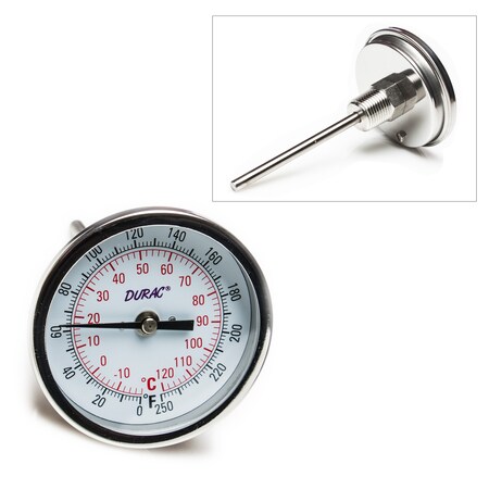 Bel-Art - Scienceware Bi-Metallic 3" Dial, Meter, 4.2 B61310-7200