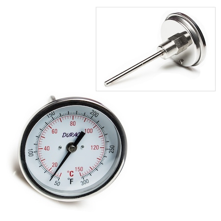 Bel-Art Bi-Metallic 3" Dial, Meter, 4.2 B61310-7400