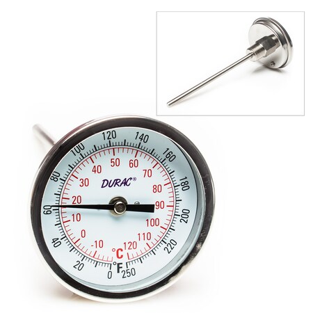 Bel-Art - Scienceware Bi-Metallic 3" Dial, Meter, 5.9 B61310-7600