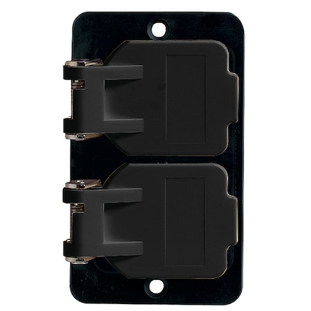 Ericson Box Cover, Outlet Box Type, 1 Gang, Thermoplastic Elastomer 6131