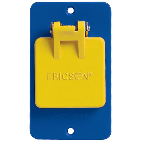 Ericson Coverplate, 1 Gang, Duplex Receptacle Cover 6131B