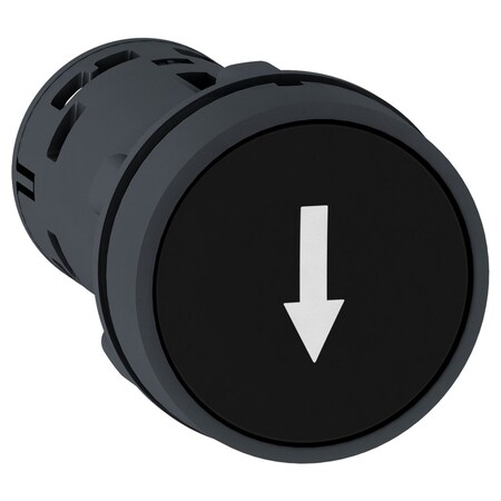 Schneider Electric PB-Spring Rtn, black-NONC -White DO XB7NA25343