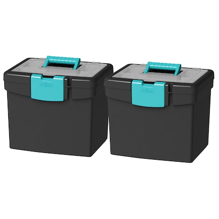 Storex File Storage Box, PK2 61414B02C