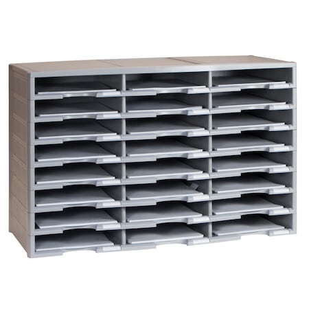 Storex Literature Organizer, 24-Compartment 61434U01C