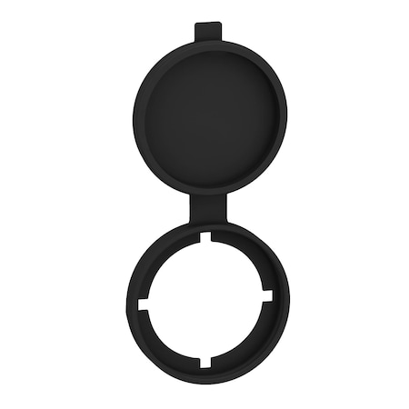 Schneider Electric Protection cover, Harmony XB5, plastic, black, for RJ45 and USB ports ZBSP1