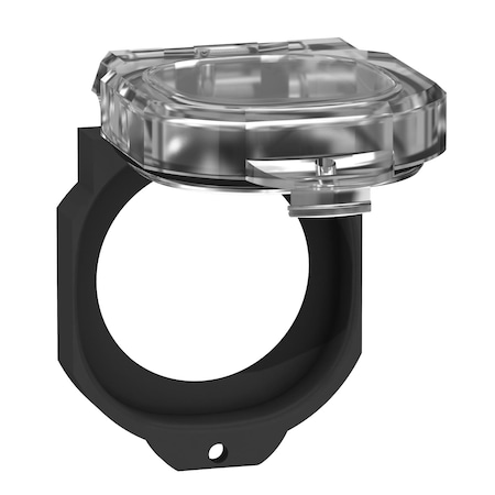 Schneider Electric Rigid protection cover, Harmony XB5, plastic, transparent, for RJ45 and USB ports ZBSP2