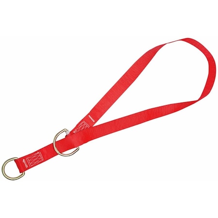 3M Tie-Off Adapter, 20 ft Length, 310 lb Weigth Capacity, Steel Anchor, D-Ring, 1 Workers per System 5900582