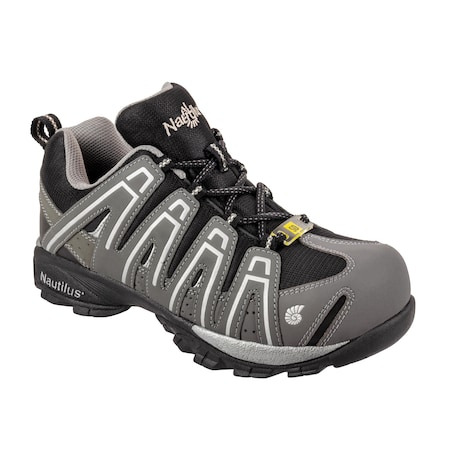Nautilus Safety Footwear Men Composite Toe Size 10.5 SWITCH CT, MENS PR, Grey, 10.5, Wide N1340-10.5W