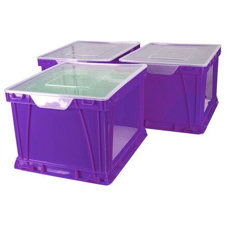 Storex Storage and Filing Cube, PK3 62011U03C