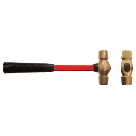 Cs Unitec Non Sparking Hammer, Double Face, 2 lb, Beryllium Copper EX103U-0200B