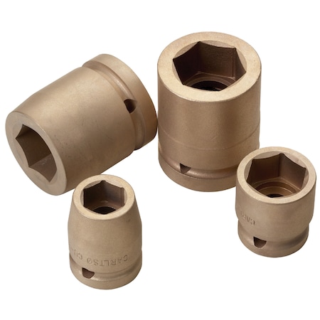 CS UNITEC Non Sparking Impact Socket, 15/16in -1/2in Drive, Beryllium Copper EX1730-055UB