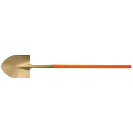 Cs Unitec Round Point Shovel, Aluminum Bronze Blade, 45 in L EX1006-280A