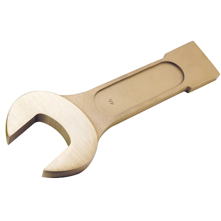 CS UNITEC Non Sparking Wrench, Striking-Open End, 2-1/16in, Aluminum Bronze EX200-110UA