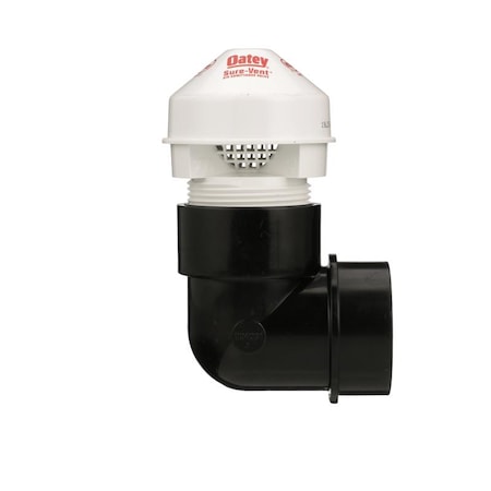 Oatey Sure Vent, 6 Dfu 1-1/2", 90 ABS Adptr 39251