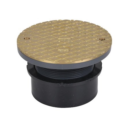 Oatey Barrel: PVC; Base: ABS, Strainer: Round, Cleanout 84129