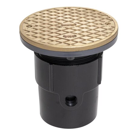 Oatey Barrel: PVC; Base: ABS, Strainer: Round with Ring, Cleanout 84137