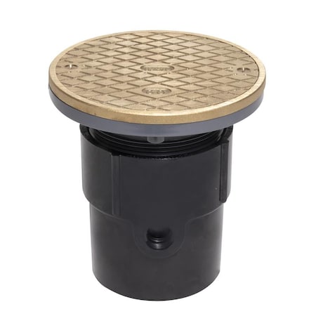 Oatey Adj ABS Cleanout 3" or 4", w/Nl Cv Rg 84167