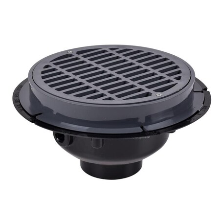 Oatey ABS Com Drain 3", w/Pl Grate Bucket 86013