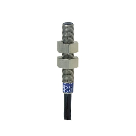 Telemecanique Sensors Cylindrical, Inductive Proximity Sensor, 4 mm Dia., Brass, 2 m, Bare Wire, 3 Wires, Shielded XS1N05NA310