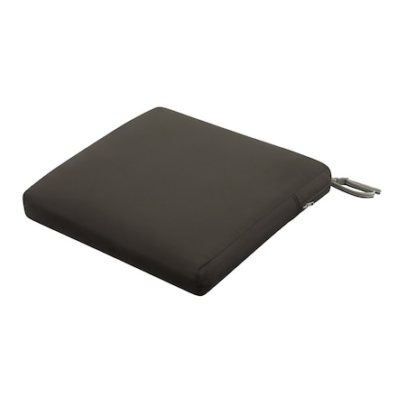 Classic Accessories Ravenna Seat Cushion, Espresso, 21"x21"x3" 62-010-ESPRES-EC