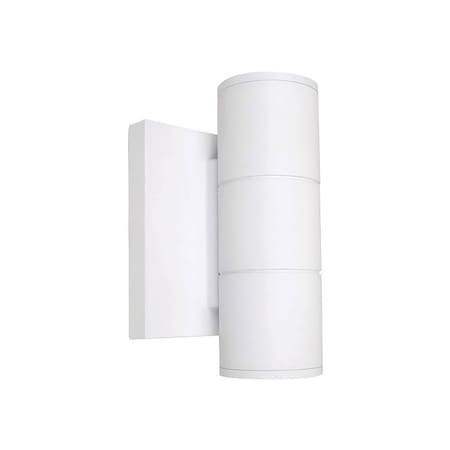 Nuvo Lighting 2-Light LED Small Up and Down Sconce Fixture White Finish 10W 120/277V 62/1141R1