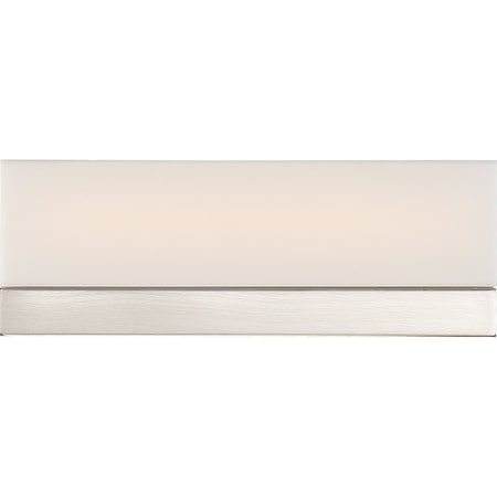 Nuvo Fixture, Vanity, 1L, 13W, LED Module, Direct Wired, 120V, Brushed Nickel, Lumens: 910 62/1327