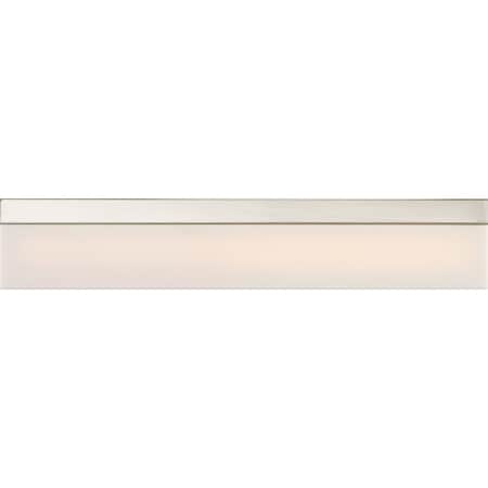Nuvo Jackson - LED Medium Vanity - Brushed Nickel Finish with White Acrylic 62/1328