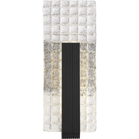 Nuvo Fixture, Sconce, LED, 9W, 120V, Matte Bl 62/1481