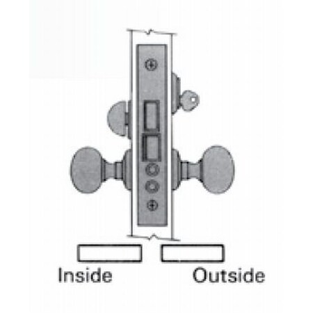 Baldwin Entry Handlesets Lifetime Satin Nickel 6301.056.RRLS