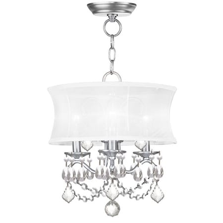 Livex Lighting Newcastle 3 Light Brushed Nickel Convert 6303-91