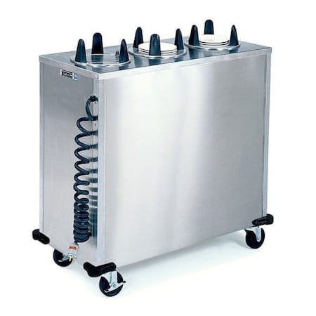 Lakeside Regular Heated 3 Stack Plate Dispenser Cabinet; 5-7/8" to 6-1/2" 6306