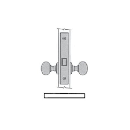 Baldwin Passage Handlesets Oil Rubbed Bronze 6318.102.LLS1