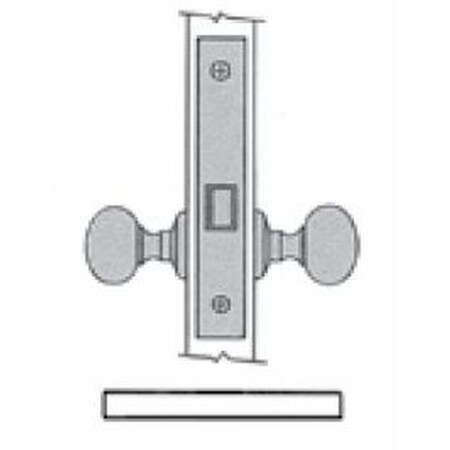 Baldwin Passage Handlesets Bright Chrome 6318.260.RRLS