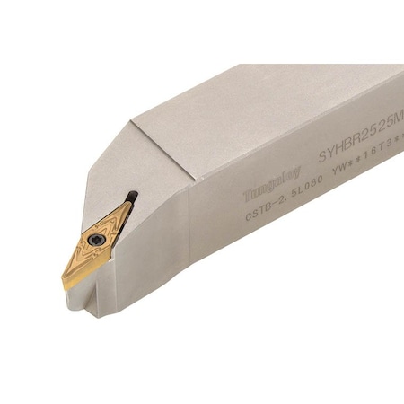 Tungaloy General Indexable Turning Tool, SYHBR2525 6855996