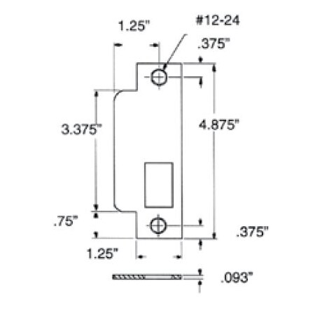 Baldwin Bright Chrome Strikes Bright Chrome 6341.260.R