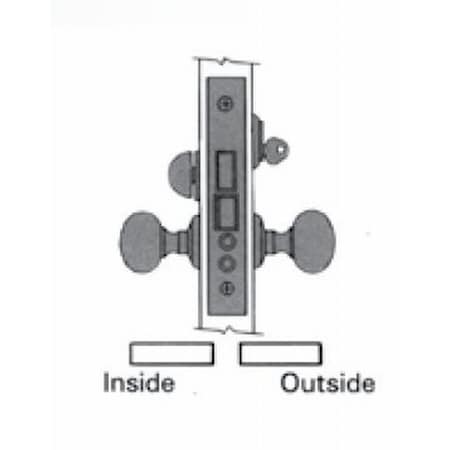Baldwin Entry Handlesets Unlacquered Brass 6375.031.RLS