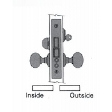 Baldwin Entry Handlesets Antique Brass 6375.050.RLS