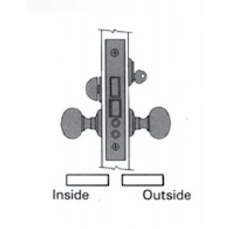 Baldwin Entry Handlesets Lifetime Bright Nickel 6375.055.RR
