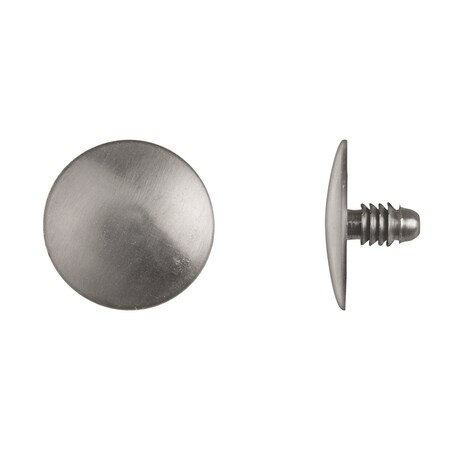 Disco Blk Nyln Grille Retainers 1/4"6.3mmHole 1/2" Stem L PK25 639PK