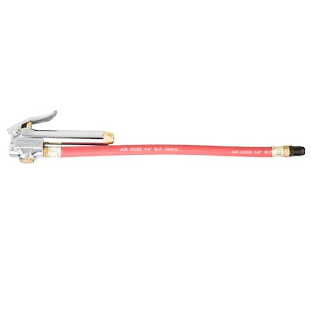 Steelman Straight Tire Inflator With Gauge, 12" 75051