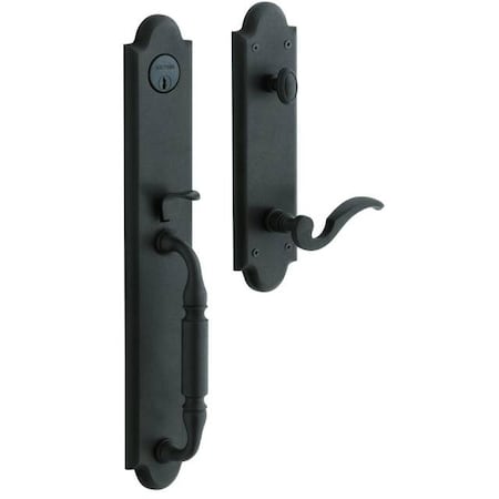 Baldwin Full Dummy Handlesets Distressed Oil Rubbed Bronze 6401.402.RFD