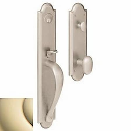 Baldwin Entry Handlesets Lifetime Brass 6402.003.ENTR