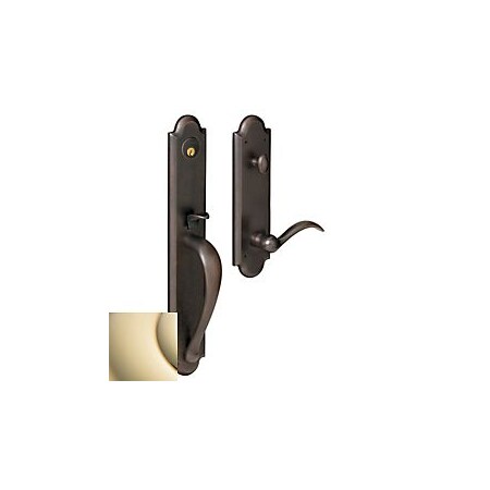 Baldwin Entry Handlesets Lifetime Brass 6402.003.LENT