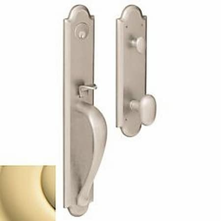 Baldwin Entry Handlesets Unlacquered Brass 6402.031.ENTR