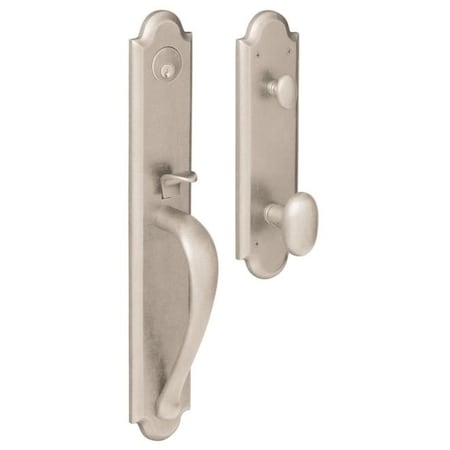 Baldwin Entry Handlesets Lifetime Satin Nickel 6402.056.ENTR