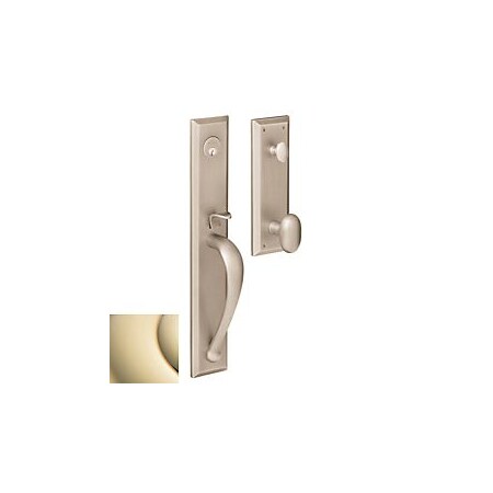Baldwin Entry Handlesets Lifetime Brass 6403.003.ENTR