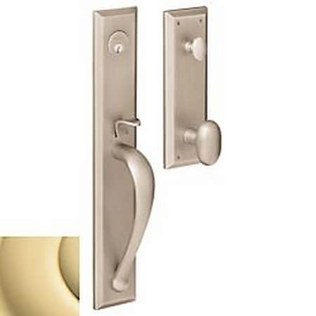 Baldwin Entry Handlesets Unlacquered Brass 6403.031.ENTR